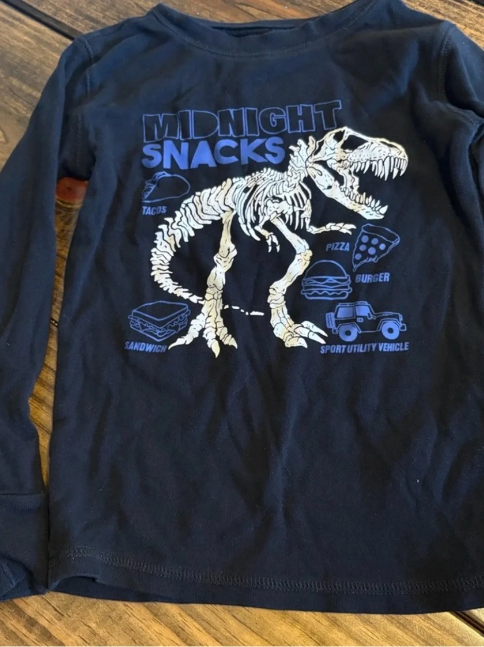 Old Navy Midnight Snacks Dinosaur Pajama Set